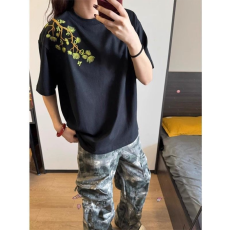 批发纯棉刺绣夏季新款短袖<b class='q'>T</b><b class='q'>恤</b>女学院风ins<b class='q'>个性</b>宽松舒适上衣