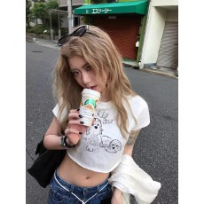 批发1*1纯棉 高弹力新款夏季修身显瘦洋气上衣