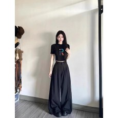 1*1纯棉 高弹力新款夏季修身显瘦洋气上衣