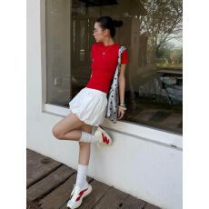 批发1*1纯棉 常规款 正肩短袖 高弹力新款夏季修身显瘦洋气上衣