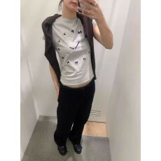 批发1*1纯棉 常规款 正肩短袖 高弹力新款夏季修身显瘦洋气上衣