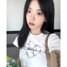 批发1*1纯棉 高弹力新款夏季修身显瘦洋气上衣