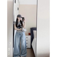 批发1*1纯棉 常规款 正肩短袖 高弹力新款夏季修身显瘦洋气上衣