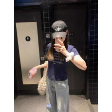 批发1*1纯棉 常规款 正肩短袖 高弹力新款夏季修身显瘦洋气上衣