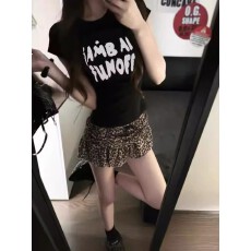 批发1*1纯棉 常规款 正肩短袖 高弹力新款夏季修身显瘦洋气上衣