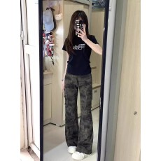 批发1*1纯棉 常规款 正肩短袖 高弹力新款夏季修身显瘦洋气上衣