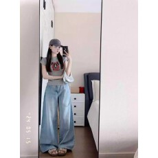 批发1*1纯棉 常规款 正肩短袖 高弹力新款夏季修身显瘦洋气上衣