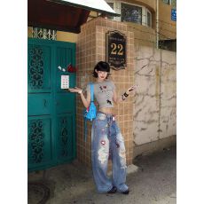 1*1纯棉 高弹力新款夏季修身显瘦洋气上衣