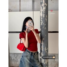 批发1*1纯棉 高弹力新款夏季修身显瘦洋气上衣