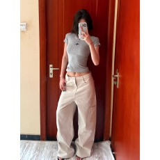 批发1*1纯棉 高弹力新款夏季修身显瘦洋气上衣