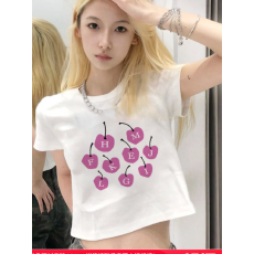 批发1*1纯棉 高弹力新款夏季修身显瘦洋气上衣