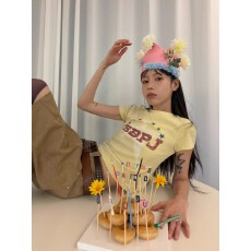 1*1纯棉 高弹力新款夏季修身显瘦洋气上衣