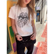 1*1纯棉 常规款 正肩短袖 高弹力新款夏季修身显瘦洋气上衣