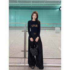 批发1*1纯棉 不漏腰长袖t恤新款秋季修身打底衫设计感辣妹上衣