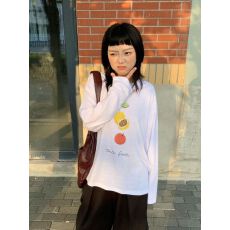 批发防晒罩衫女印花慵懒风上衣微透长袖斜肩防晒罩衫