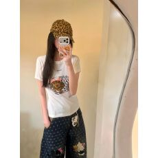 批发1*1纯棉 常规款 正肩短袖 高弹力新款夏季修身显瘦洋气上衣