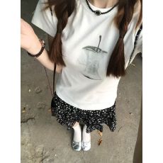 批发1*1纯棉 常规款 正肩短袖 高弹力新款夏季修身显瘦洋气上衣
