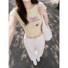 批发1*1纯棉 高弹力新款夏季修身显瘦洋气上衣