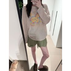印花慵懒风上衣微透长袖防晒罩衫
