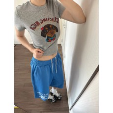 批发1*1纯棉 常规款 正肩短袖 高弹力新款夏季修身显瘦洋气上衣