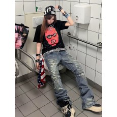批发图片效果1*1纯棉 宽松款正肩常规短袖高弹力新款夏季显瘦上衣