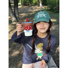 纯棉210克精梳精密印花秋季宽松长袖T恤女