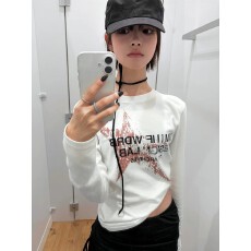 批发1*1纯棉 不漏腰长袖t恤新款秋季修身打底衫设计感辣妹上衣