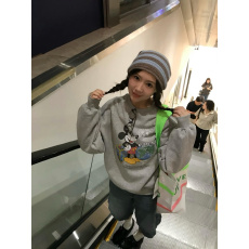 批发纯棉复合卫衣 宽松慵懒风chic圆领卫衣