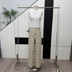 批发XUAN璇璇【氧感韩女】清新波浪修身针织挂脖外穿短款<b class='q'>吊带</b>背心女夏