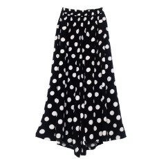 批发200斤大码夏季<b class='q'>裤裙</b>阔腿裤<b class='q'>雪纺</b>碎花阔腿裤女<b class='q'>裤裙</b>夏波点裤子高腰