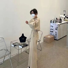 批发<b class='q'>韩国</b>时尚减龄休闲<b class='q'>卫衣</b>运动套装女春秋阔腿裤炸街港风两件套潮