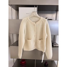 韩国简约羊羔毛开衫短外套女2025秋季新款休闲百搭圆领毛衣开衫