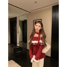 批发新款软糯宽松一字领露肩小心机毛衣遮肚子显瘦长袖上衣女