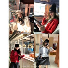 批发WANANTONG 马年穿小马 自线系列旋转<b class='q'>木马</b>全羊毛开衫女冬季