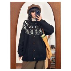 批发春秋装新款2025妈妈毛衣<b class='q'>中老年</b>女装奶奶<b class='q'>针织衫</b>打底衣洋气小衫衣服