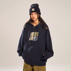 批发潮牌美式刺绣连帽重磅<b class='q'>卫衣</b>男女士秋季新款百搭宽松休闲情侣帽衫