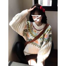 批发绵羊绒长袖上衣<b class='q'>针织衫</b>圆领潮短款修身<b class='q'>打底衫</b>女款秋冬保暖毛衣