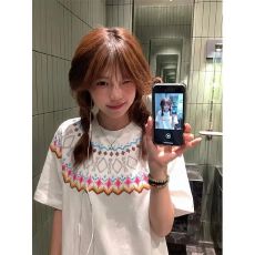 批发【220g纯棉】螺纹领口 +后包边 全印花<b class='q'>短袖</b>T恤<b class='q'>男</b>女实价