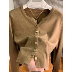 批发秋冬V领针织衫女<b class='q'>长袖</b>纯色打底上衣短款<b class='q'>外</b><b class='q'>搭</b>毛衣外套<b class='q'>开衫</b>