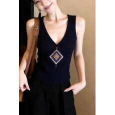 批发春夏季女装设计感吊带背心女修身<b class='q'>显瘦</b>辣妹风性感内搭小上衣