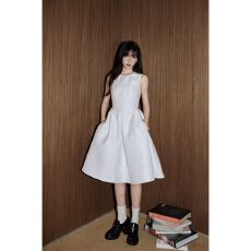 批发无袖收腰<b class='q'>赫本</b>裙法式连衣裙小黑裙生日小礼服黑色裙子女