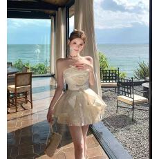 批发爱丽丝甜梦~重工Lolita提花吊带抹胸裙<b class='q'>甜美</b>生日礼裙