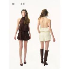 批发挂脖花苞<b class='q'>连体</b><b class='q'>裤</b>短款女设计感小众