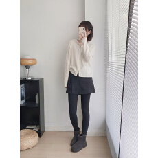 批发秋冬季新款韩系简约针织开衫百褶裙两件套高级感显瘦气质通勤套装