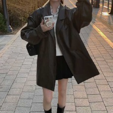 批发2025新款<b class='q'>时尚</b>宽松英伦风小西服高级感炸街西装外套
