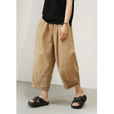 批发2026年质量好新款松紧腰口袋<b class='q'>哈伦裤</b>休闲裤百搭舒适运动长裤