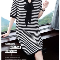 批发清货大码女装200斤新款夏装短袖连衣裙女<b class='q'>外贸</b>宽松显瘦中长款A字裙