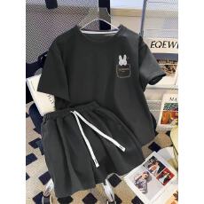批发2026夏<b class='q'>新款</b>爆款宽松<b class='q'>运动服</b>套装女休闲学生小个子短袖短裤两件套