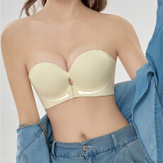批发2025夏季新款前扣可调节露背性感小胸聚拢调整型防下垂<b class='q'>文胸</b>