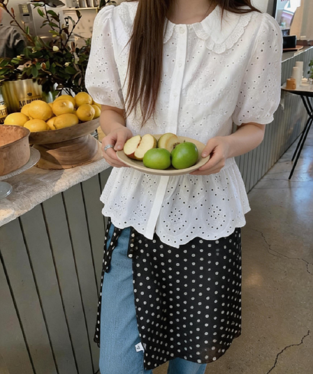 실사 여름 새로운 한 긴팔 꽃 레이스 조각 자수 패션 레이스 셔츠 셔츠 포함 투피스 조끼